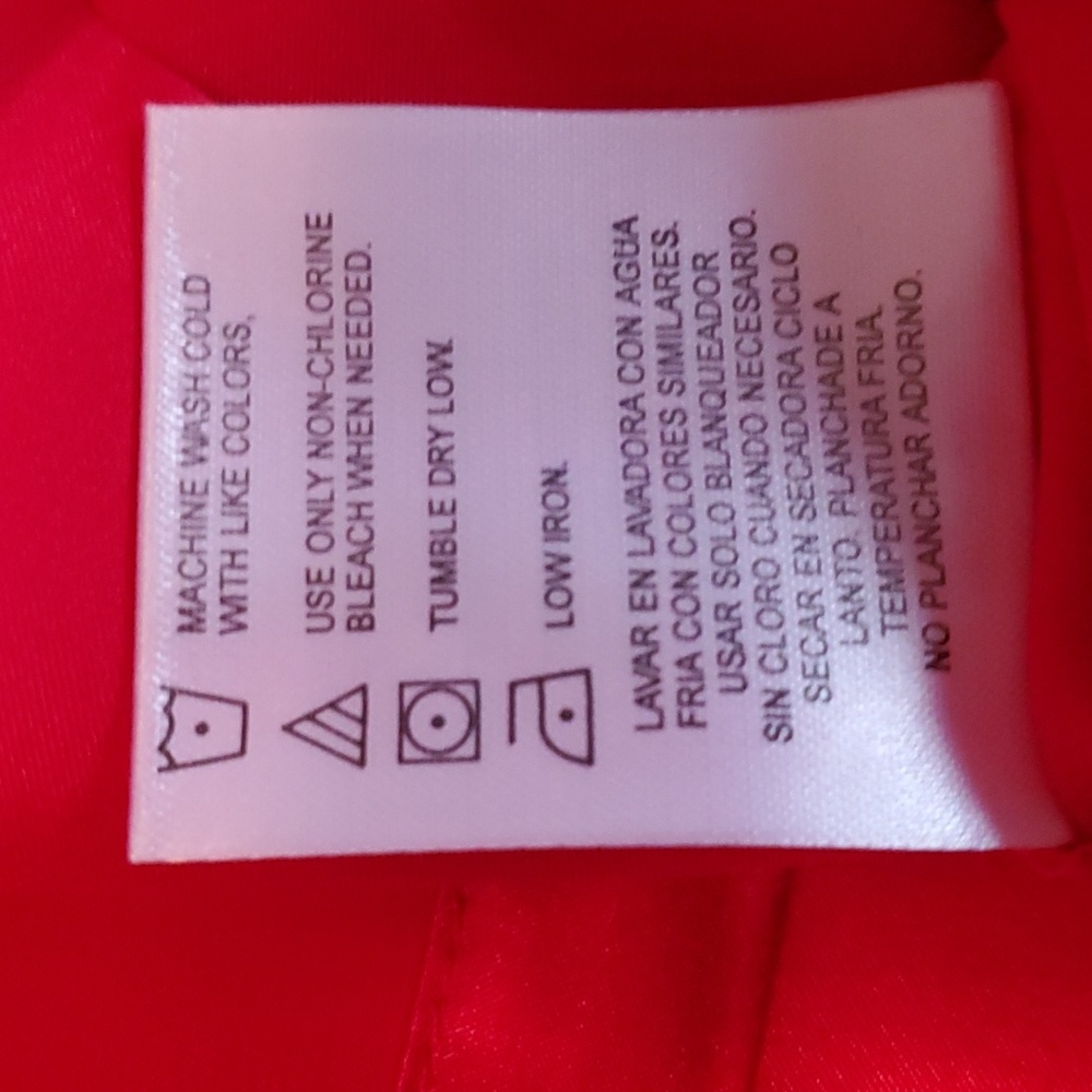 Women’s Red Piped Pajama Top - Comfortable Sleepwear - Picture 8 of 8